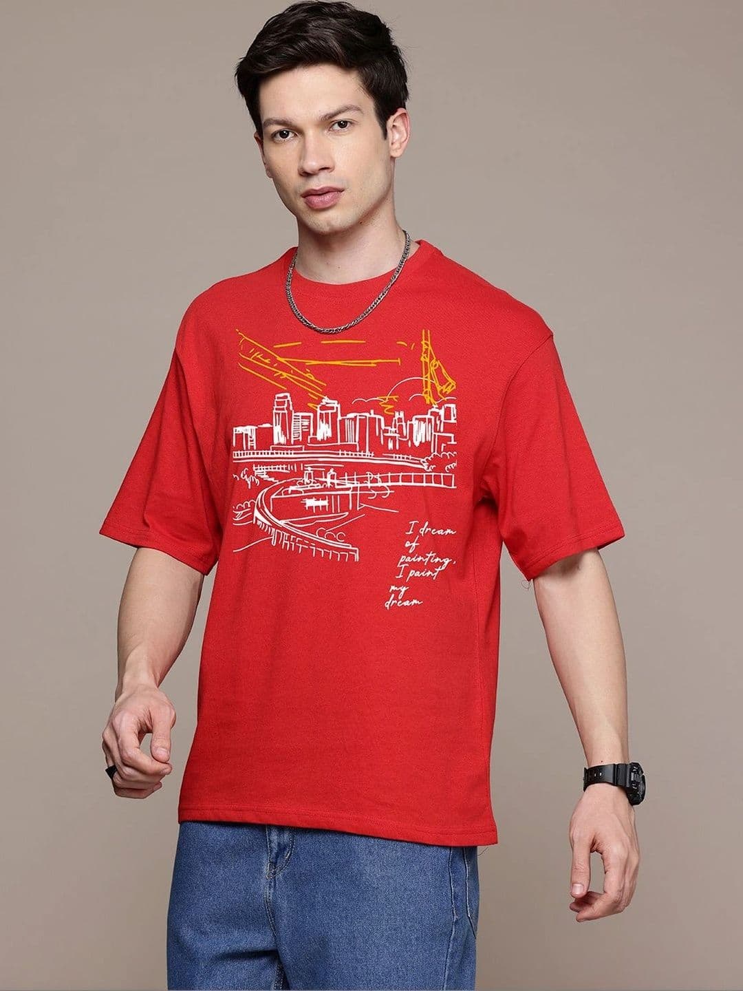 Moda Rapido Men Printed T-shirt - view 1