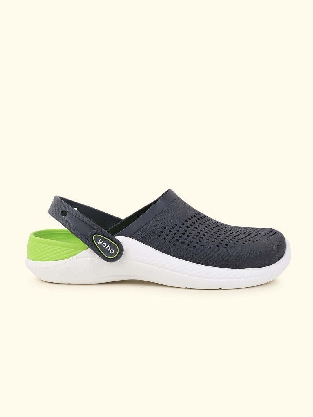 yoho Men Self Design Easy Glide Clogs thumbnail 2