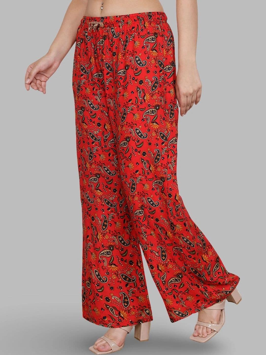 Moda Rapido X Gracit Women Paisley Printed Ethnic Palazzos thumbnail 6