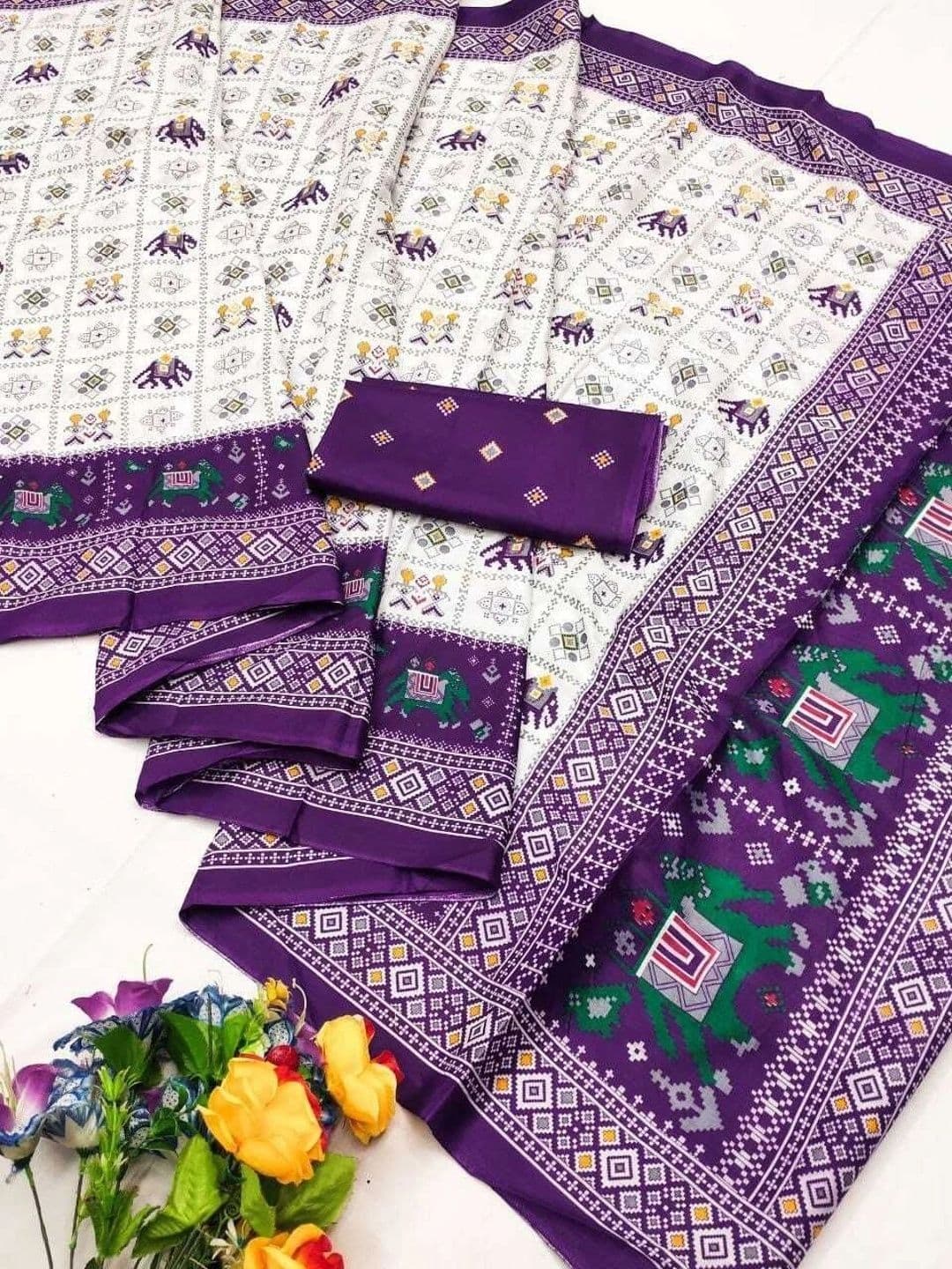MITITA FASHION Kalamkari Saree thumbnail 2