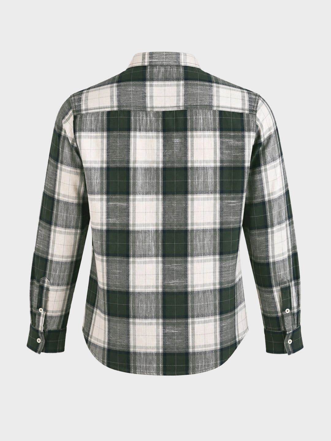 The Indian Garage Co Men Slim Fit Checked Casual Shirt thumbnail 4