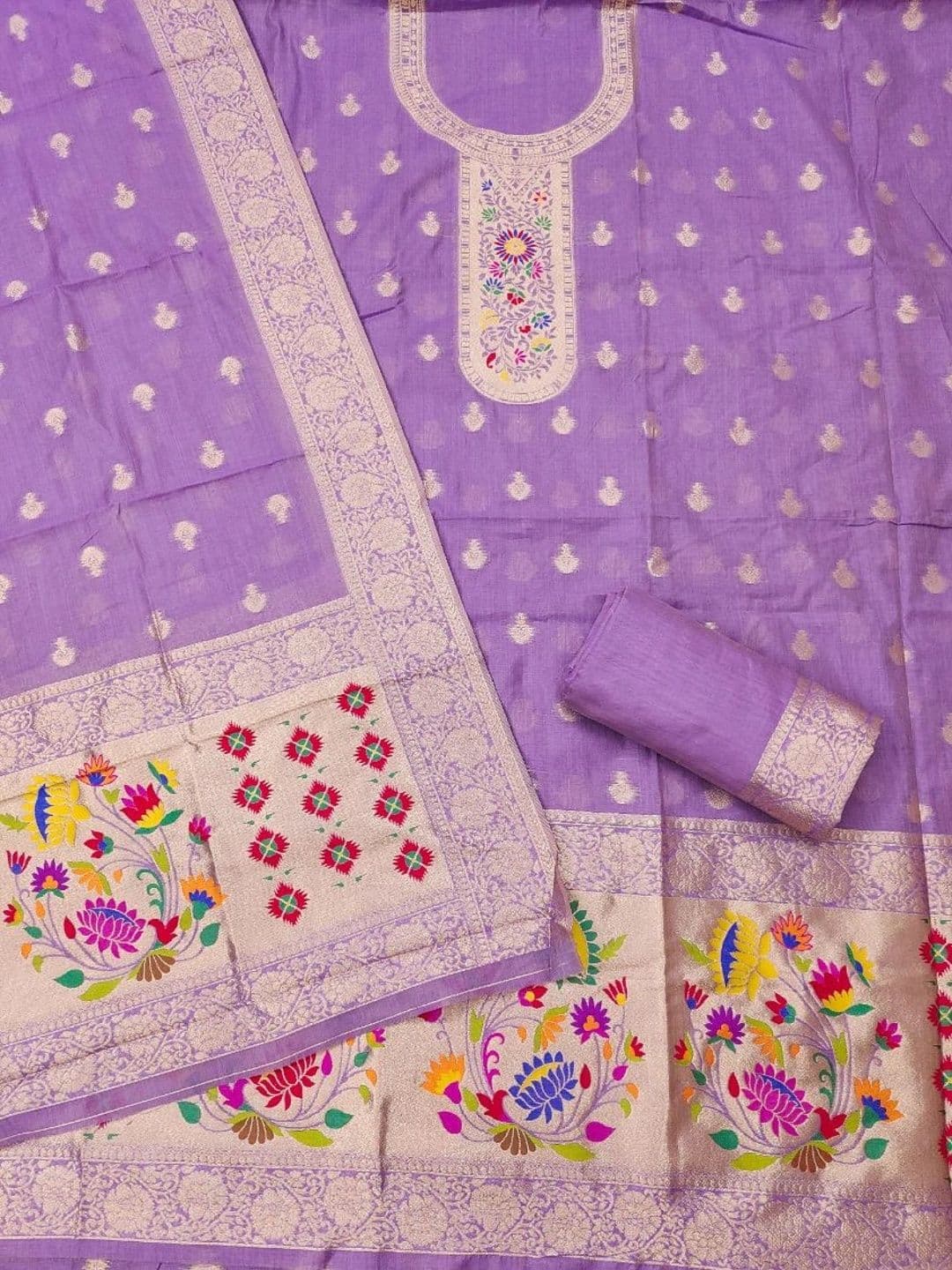 Dhaaga Ghar Pure Cotton Unstitched Dress Material thumbnail 4