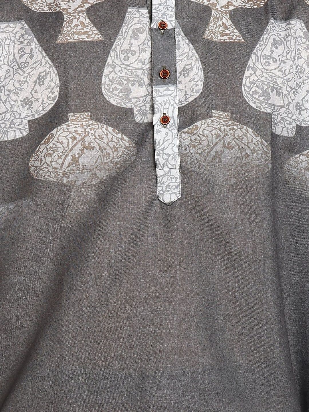 Anouk Men Ethnic Motifs Printed Kurta thumbnail 4