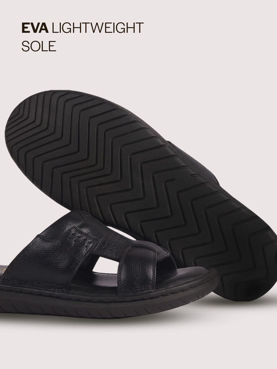 FAUSTO Men Leather Comfort Sandals thumbnail 2