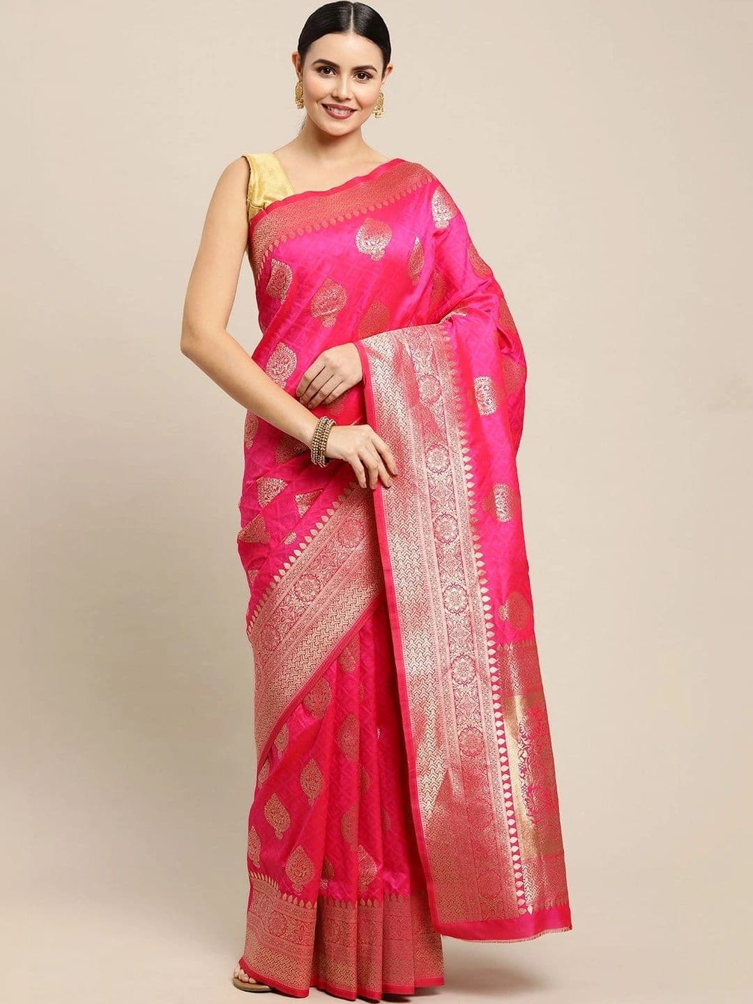 KALINI Woven Design Zari Art Silk Banarasi Saree - view 1