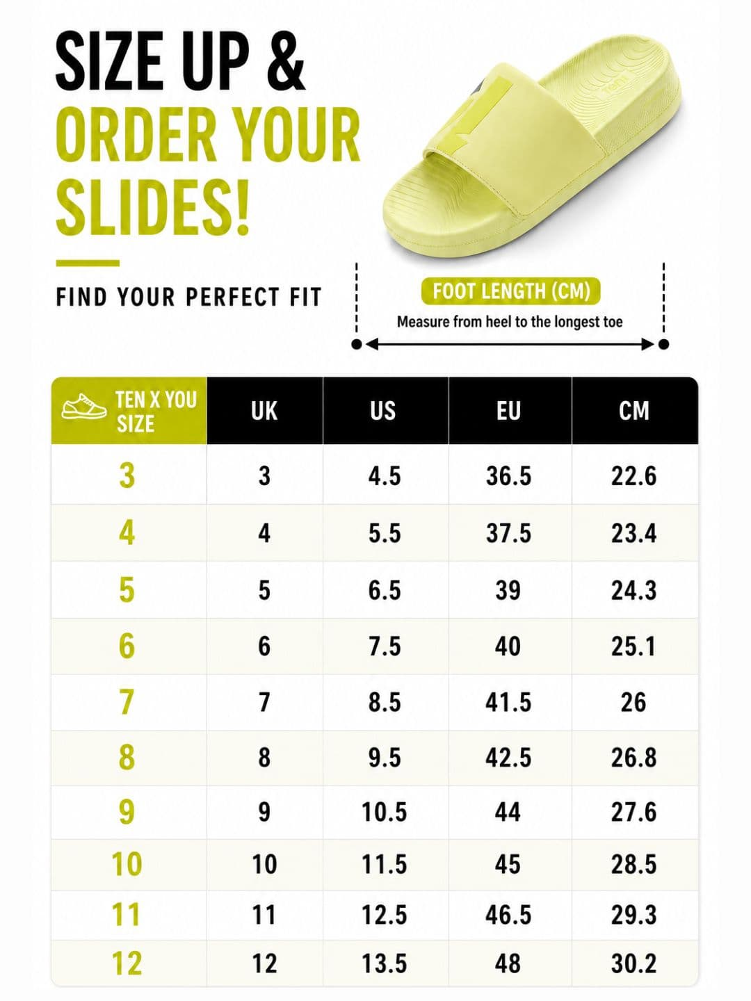 Ten x You Unisex Solid Sliders thumbnail 4