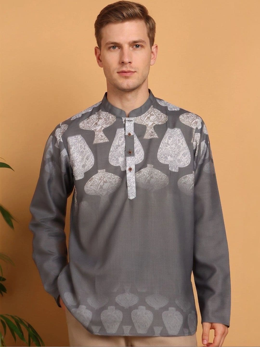 Anouk Men Ethnic Motifs Printed Kurta - view 1