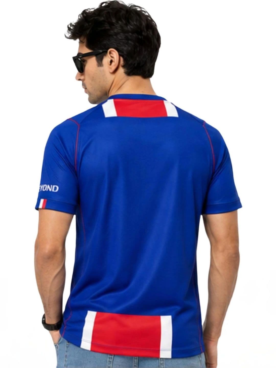 teky Men Colourblocked Round Neck T-shirt thumbnail 2