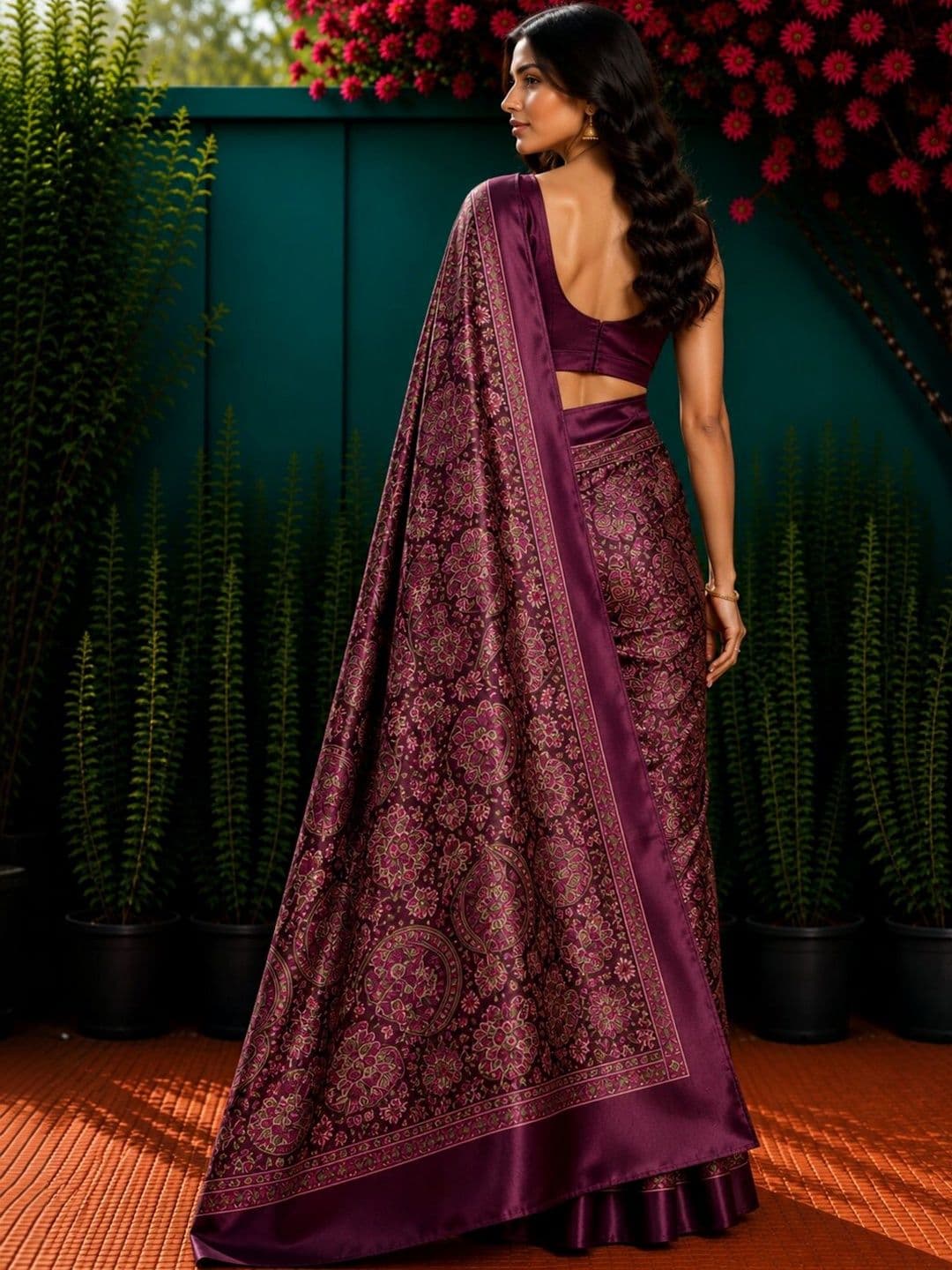 Anouk Zari Art Silk Designer Saree thumbnail 4