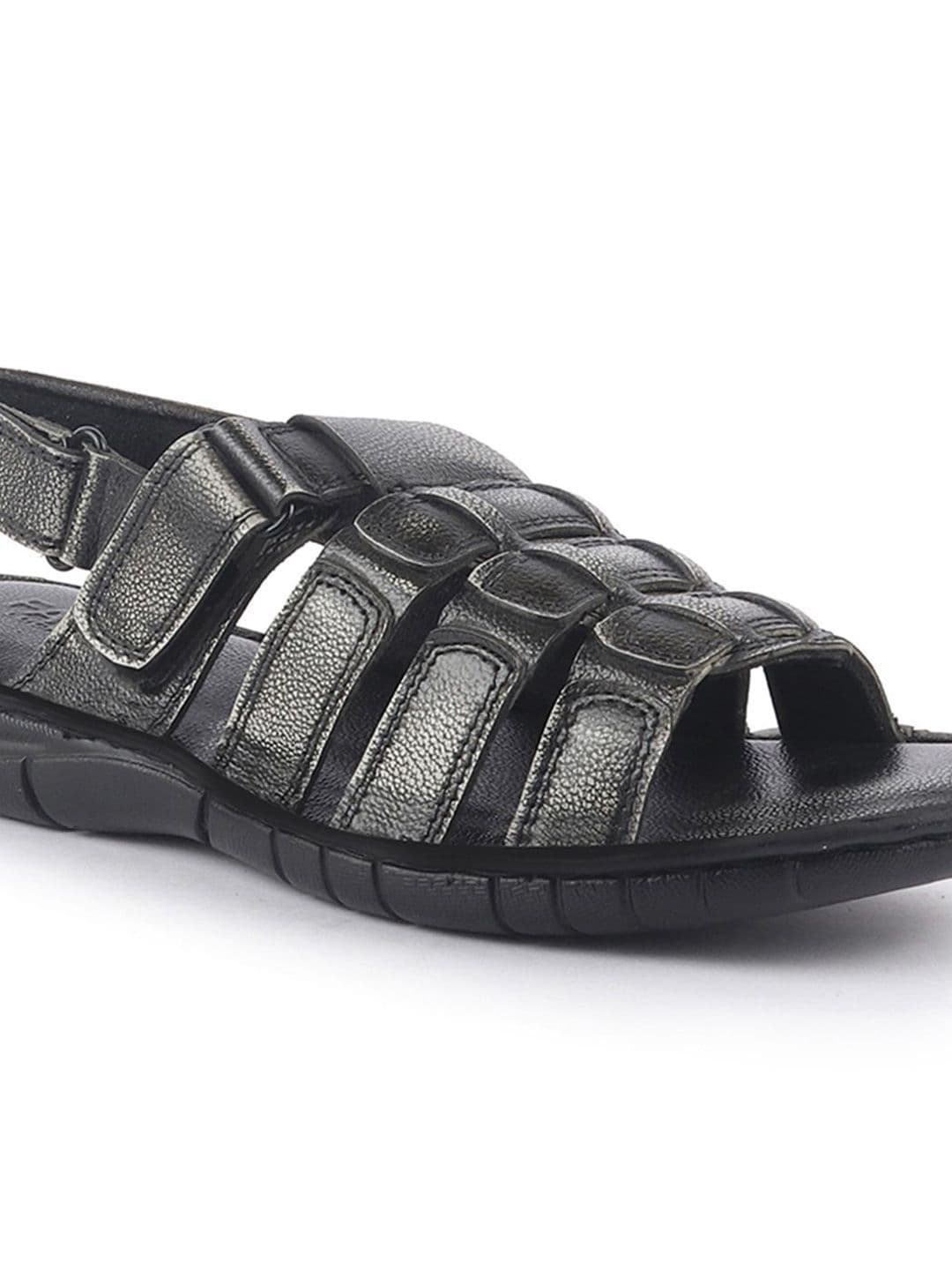 FAUSTO Men Leather Comfort Sandals thumbnail 4