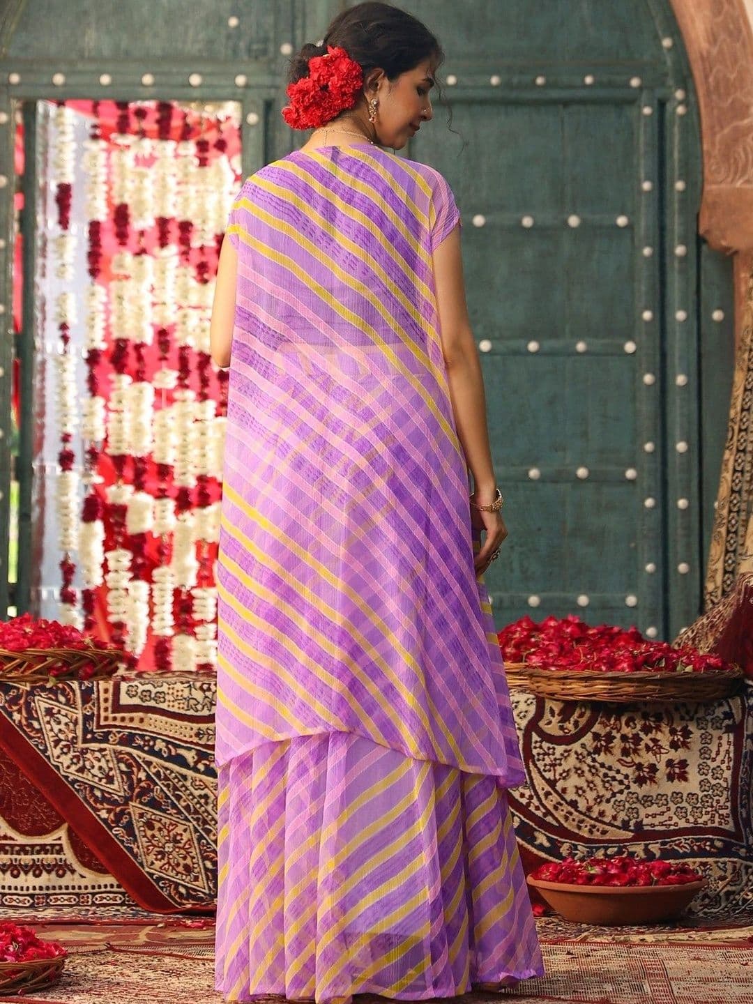 SCAKHI Embroidered Ready to Wear Lehenga & thumbnail 2