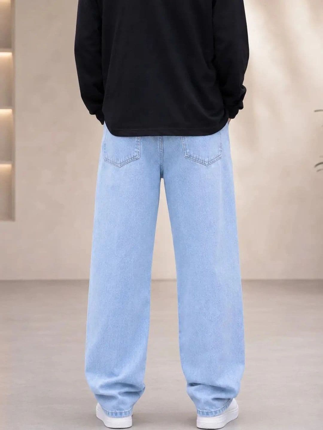 BREXX Men Jean Straight Fit Mid-Rise Stretchable Jeans thumbnail 4