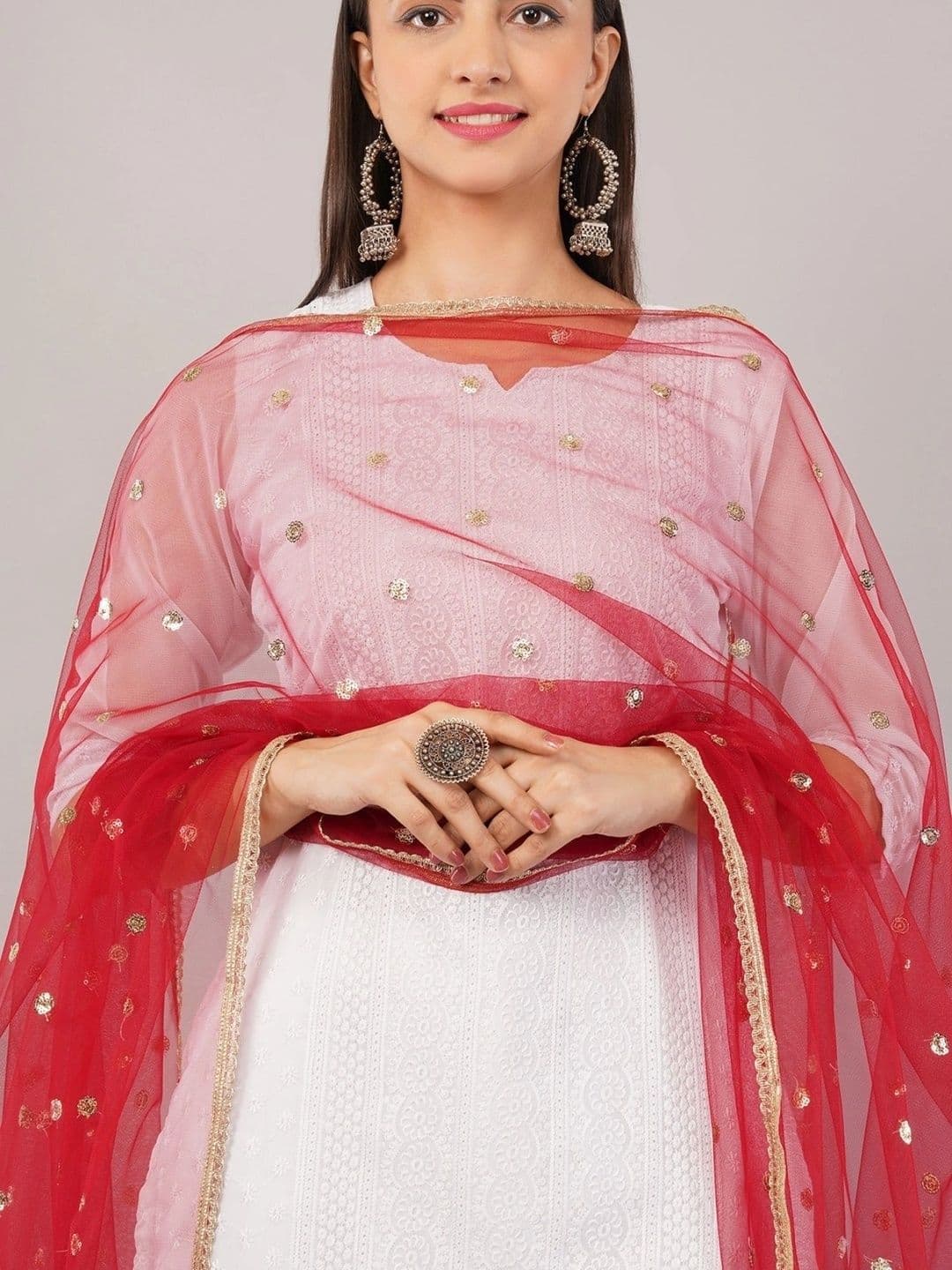 IVAARA Dupatta with Sequinned thumbnail 5