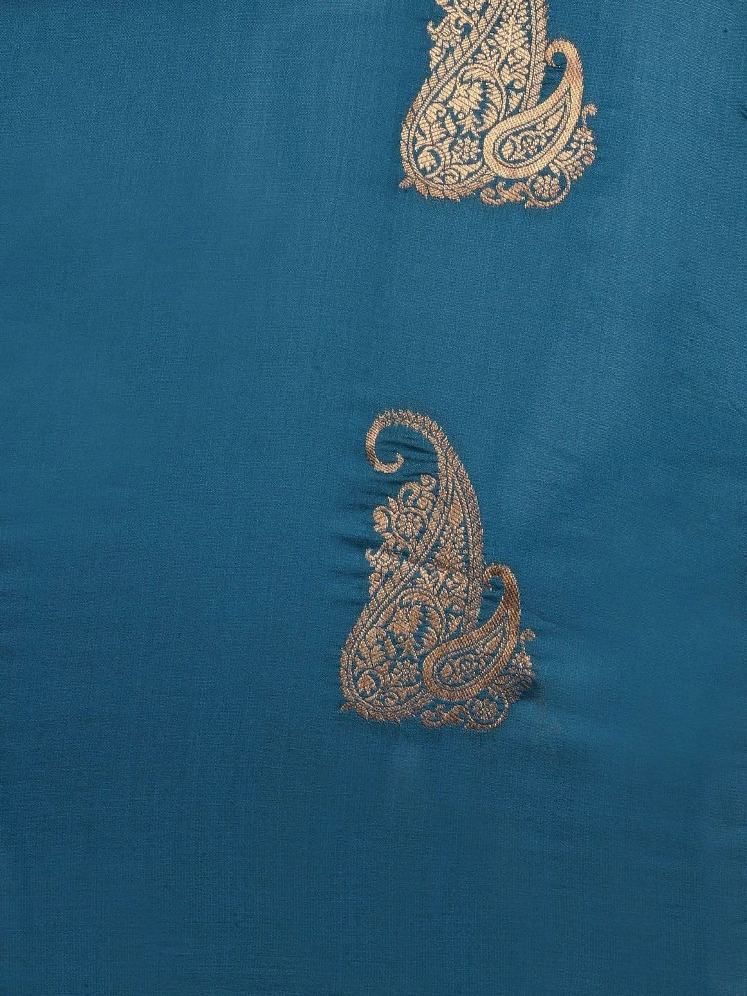 Dhaaga Ghar Paisley Zari Art Silk Banarasi Saree thumbnail 5