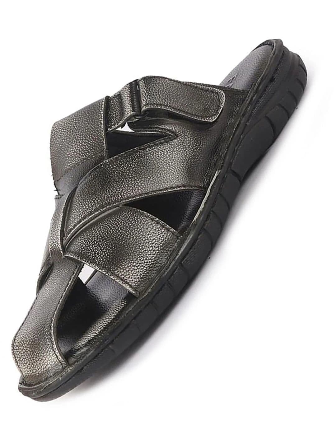 FAUSTO Men Leather Shoe-Style Sandals - view 1