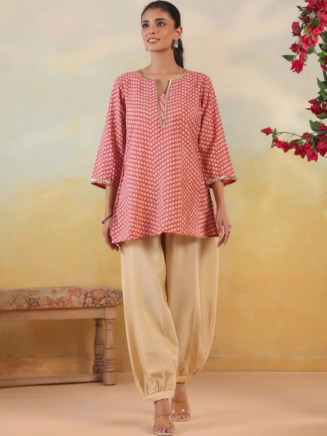 JAIPUR KURTI LUXE Women Knitted Ethnic Palazzos thumbnail 3