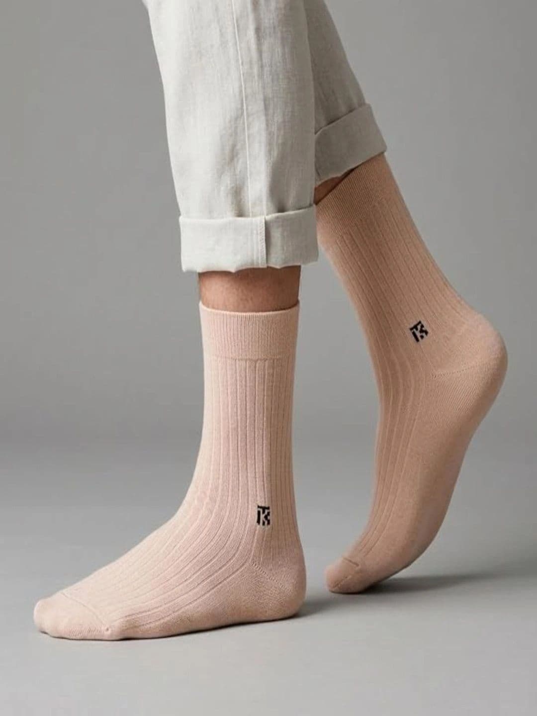 Kikitoes Men Pack of 6 Assorted Striped Calf Length Socks thumbnail 7