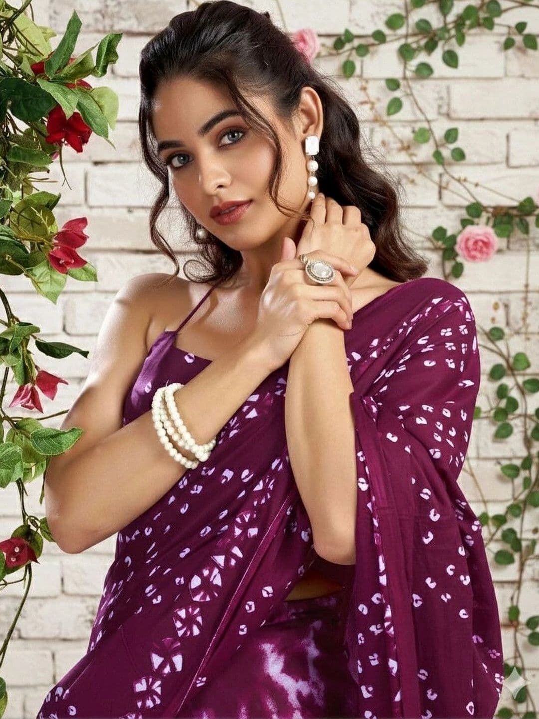 MITITA FASHION Bandhani Saree thumbnail 3