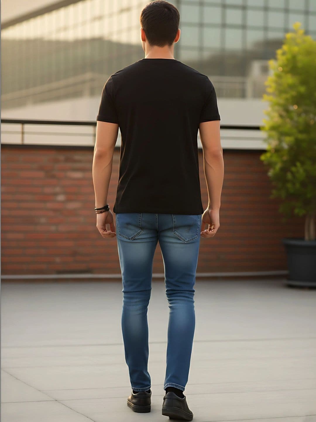 Moda Rapido Men Typography Printed T-shirt thumbnail 3