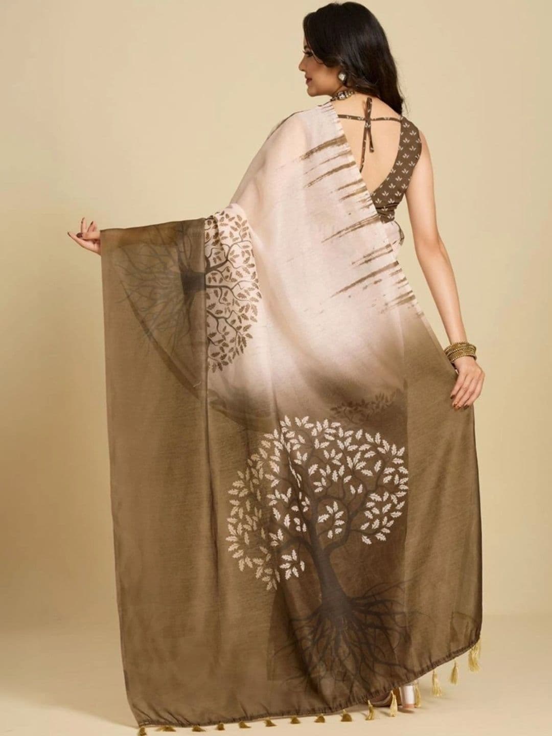 Mitera Floral Designer Saree thumbnail 7
