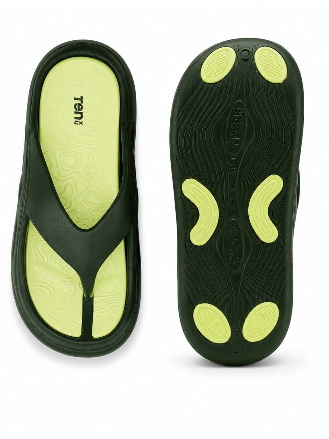 Ten x You Unisex Thong Flip-Flops thumbnail 6