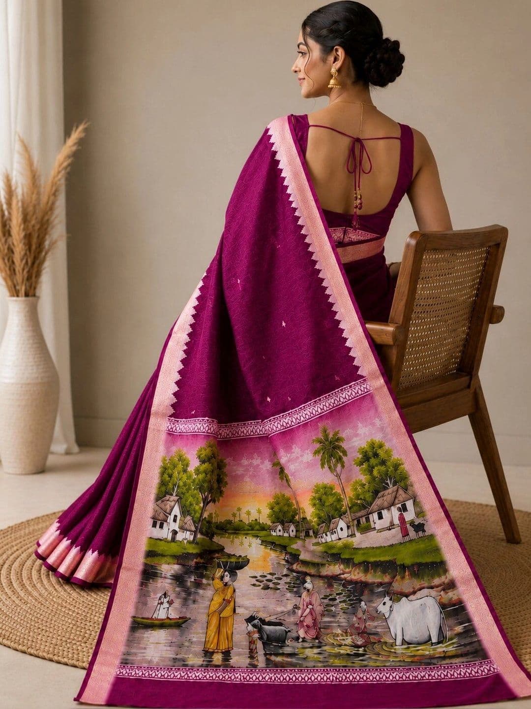 NARIVESH TRENDS Saree thumbnail 6