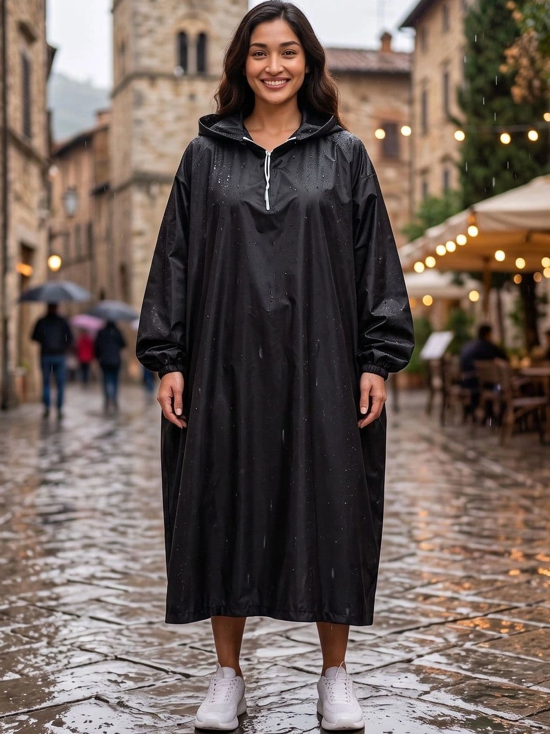 REOUTLOOK Women Oversize Rain Poncho thumbnail 7