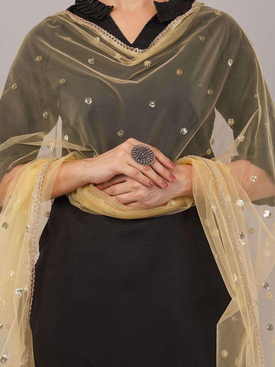 IVAARA Dupatta with Sequinned thumbnail 7