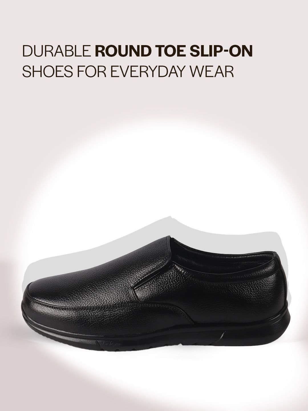 FAUSTO Men Leather Formal Slip-On thumbnail 5