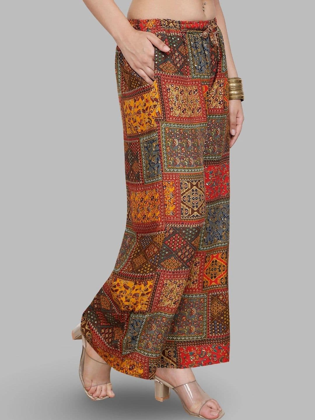 Moda Rapido X Gracit Women Ethnic Motifs Printed Ethnic Palazzos thumbnail 6