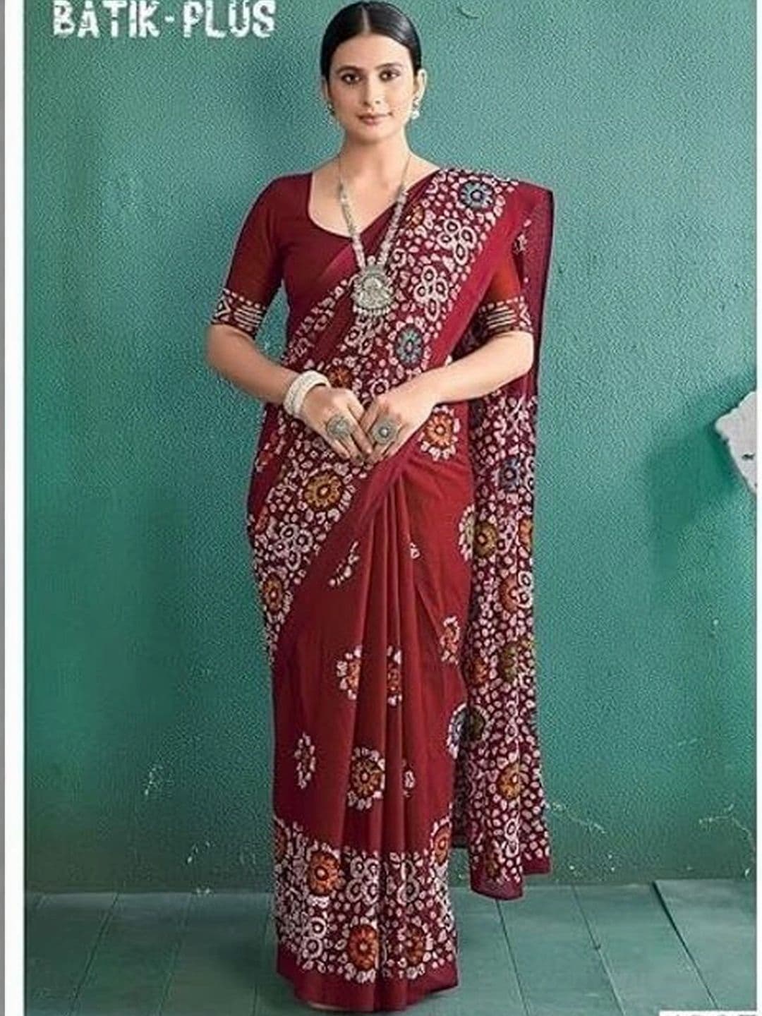 MITITA FASHION Batik Saree thumbnail 3