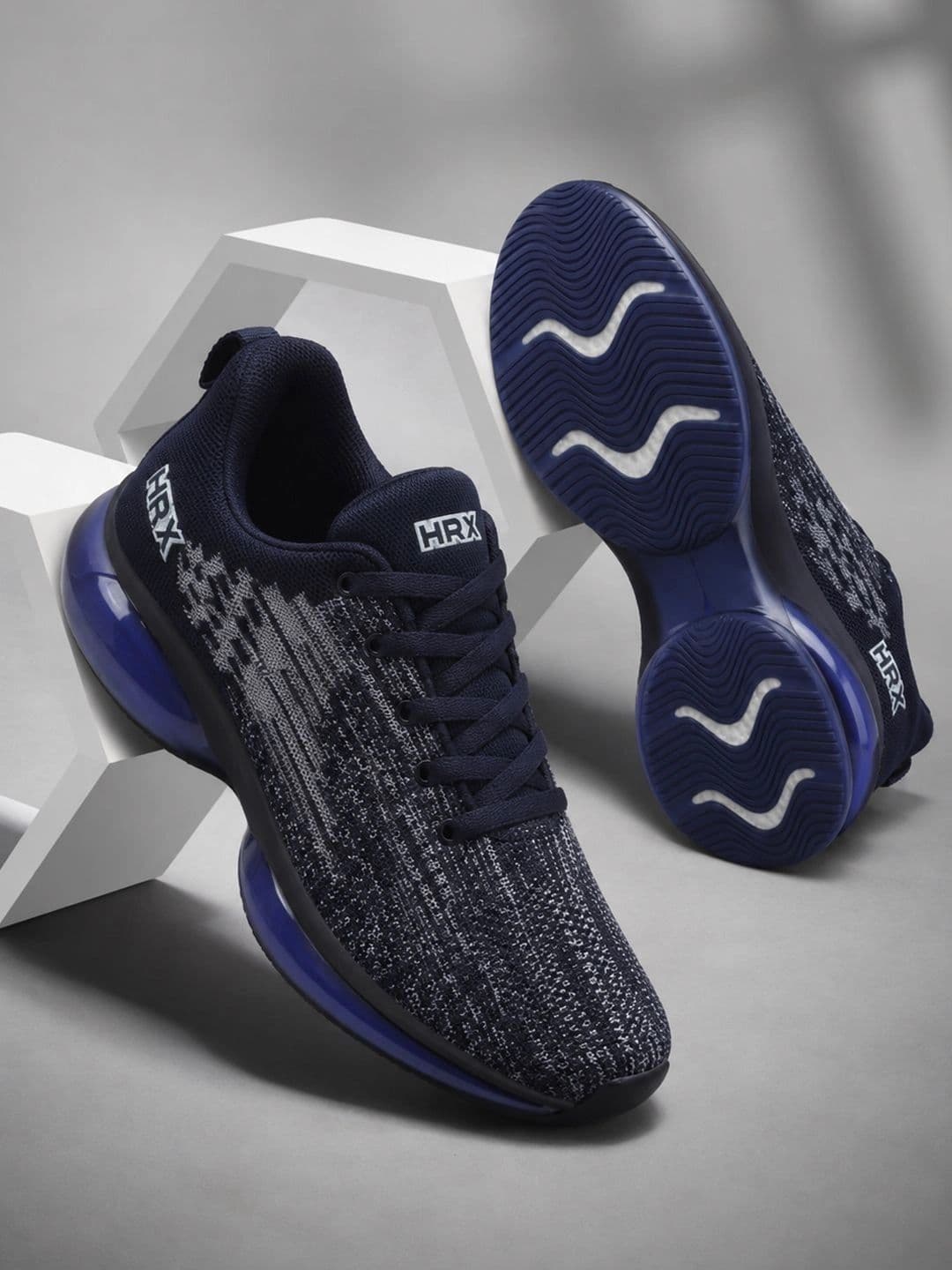 HRX by Hrithik Roshan Men Textile Running Shoes - view 1