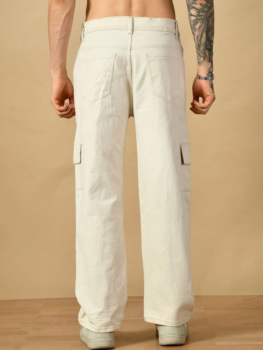 Metronaut Men Classic Regular Fit Mid-Rise Stretchable Jeans thumbnail 4