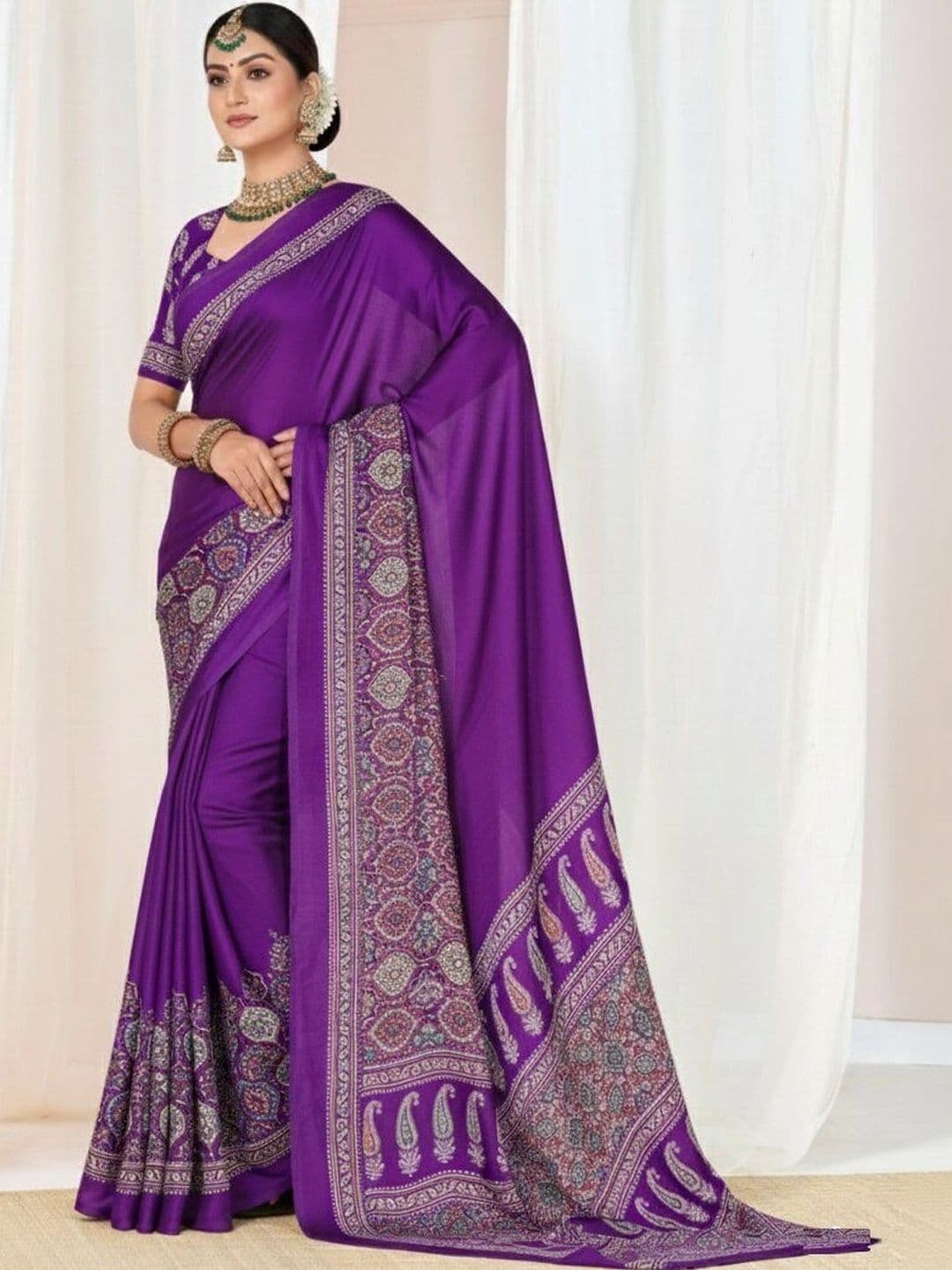 NARIVESH TRENDS Woven Design Art Silk Saree - view 1