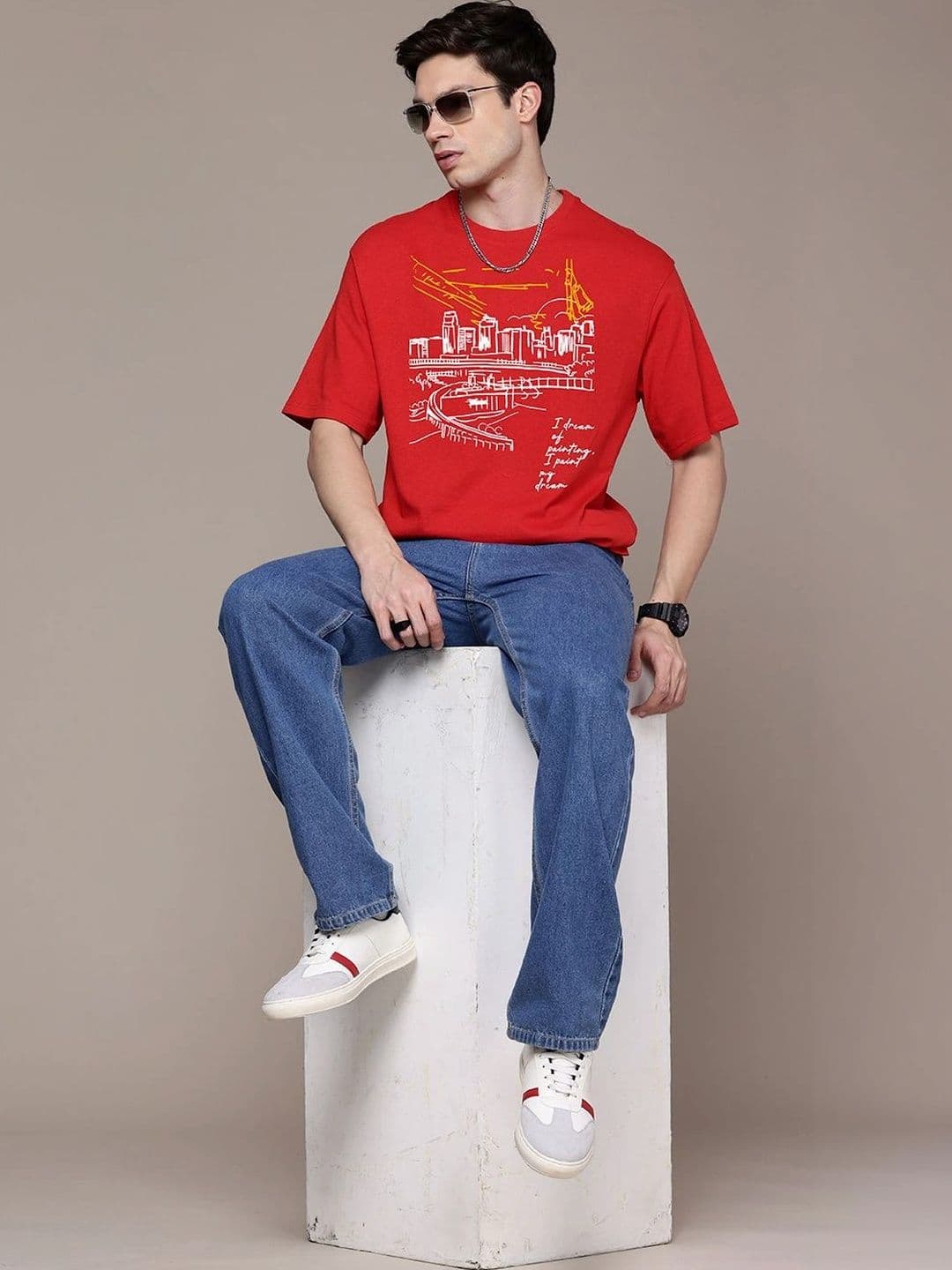Moda Rapido Men Printed T-shirt thumbnail 2