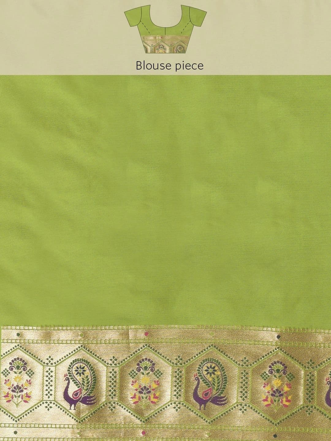 KALINI Woven Design Zari Art Silk Paithani Saree thumbnail 2