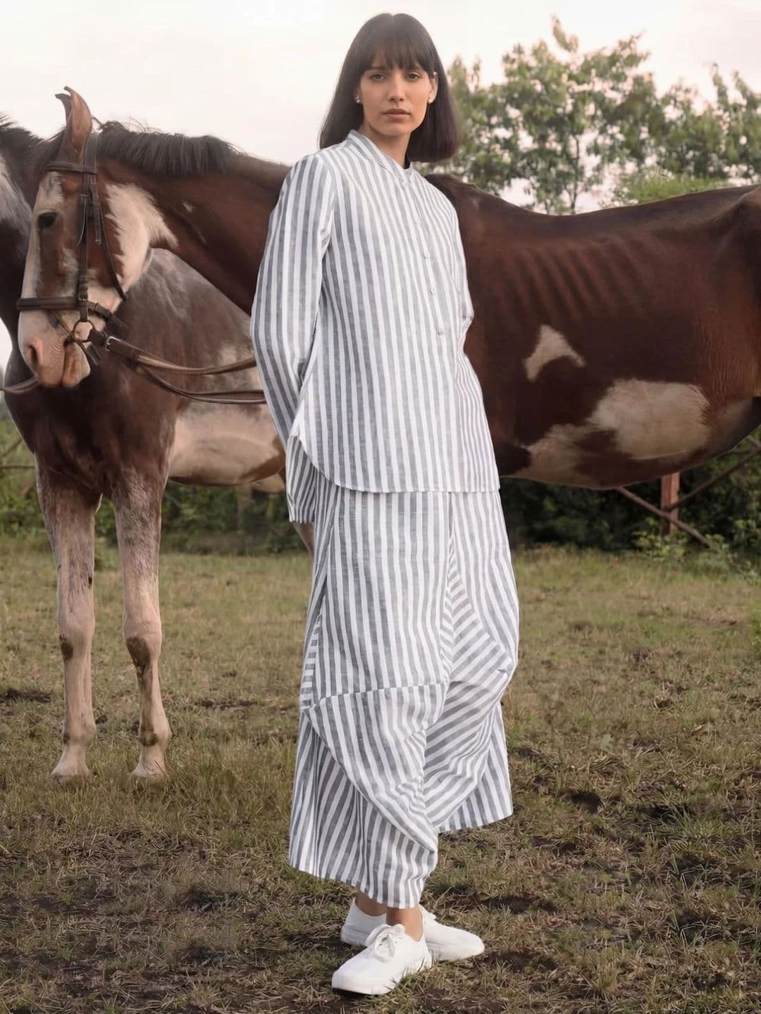SleepShell Striped Shirt with Trousers thumbnail 2