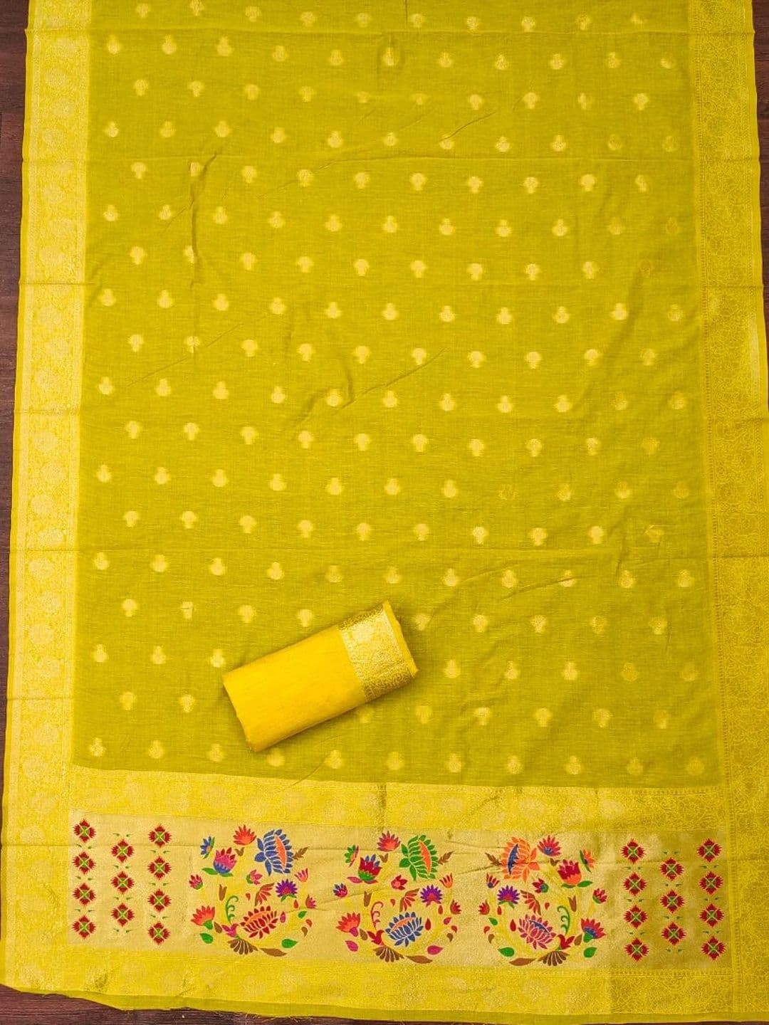 KALINI Pure Cotton Unstitched Dress Material thumbnail 4
