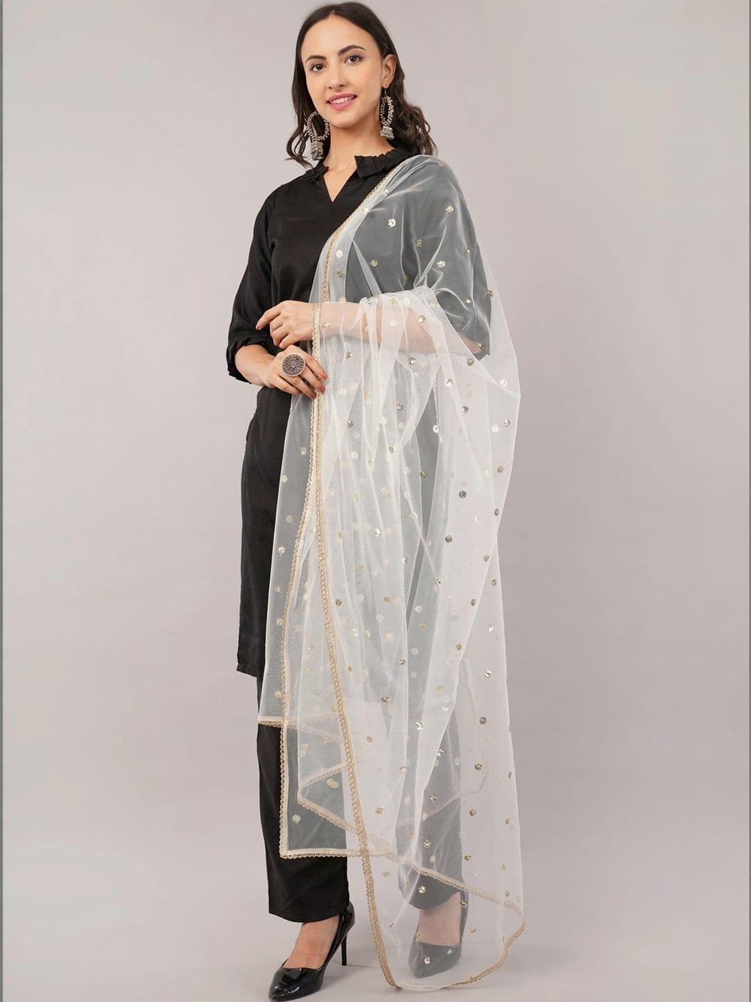 IVAARA Dupatta with Sequinned thumbnail 3