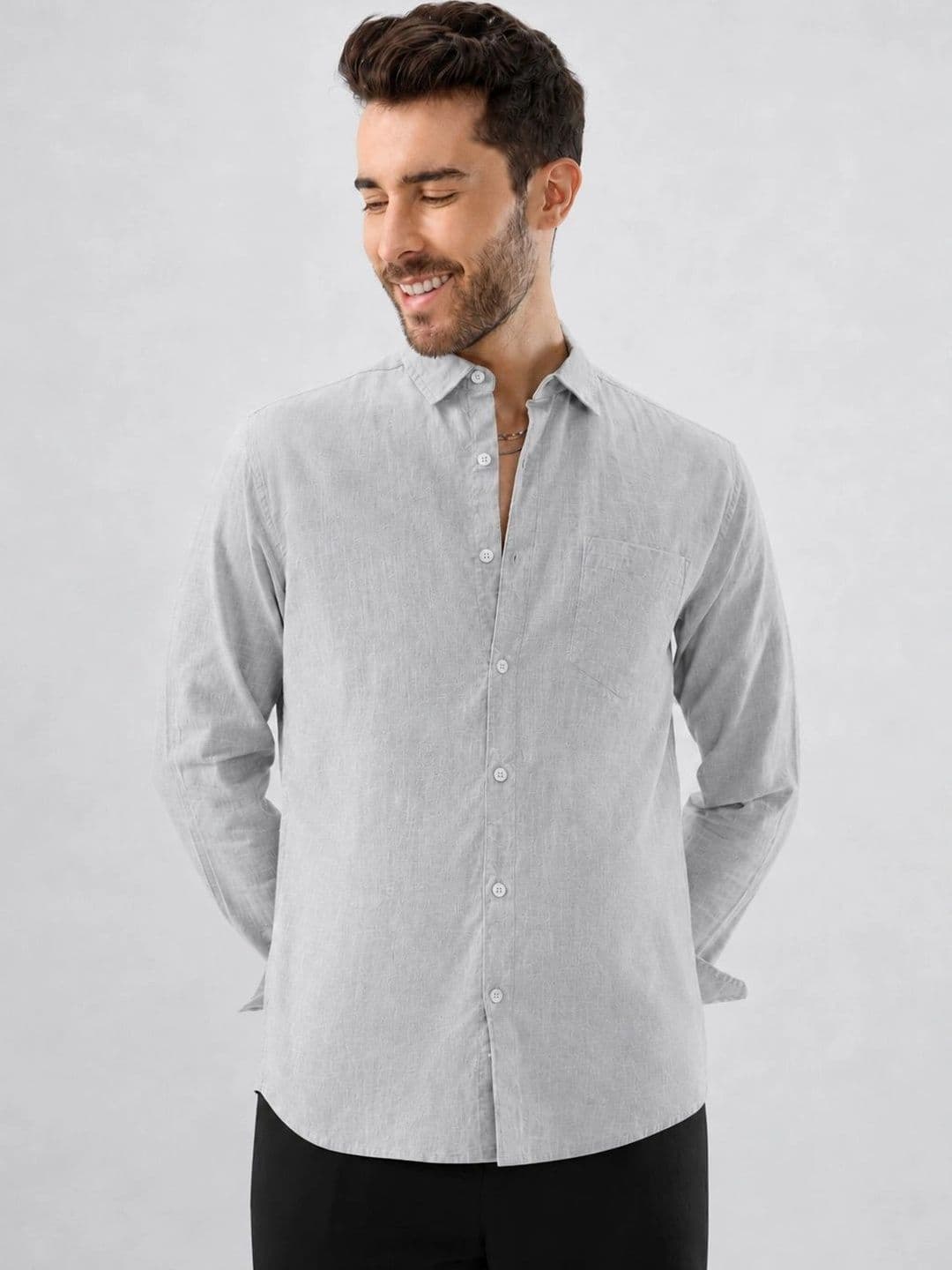 R.Code by The Roadster Life Co. Men Standard Casual Shirt thumbnail 3