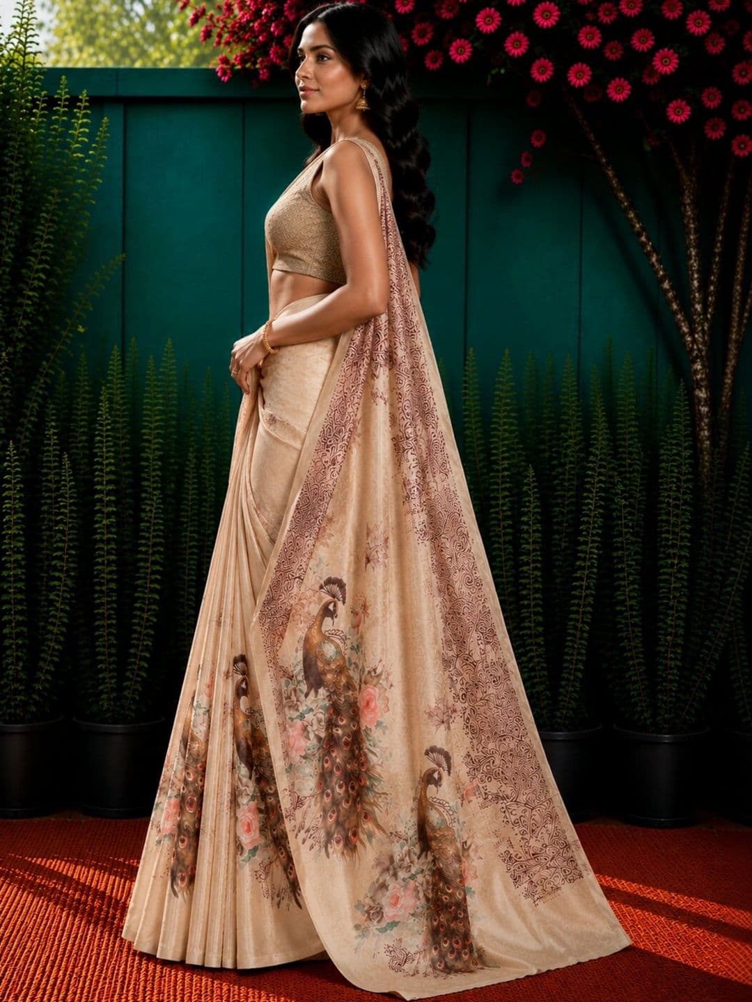 DIVASTRI Art Silk Designer Saree thumbnail 4