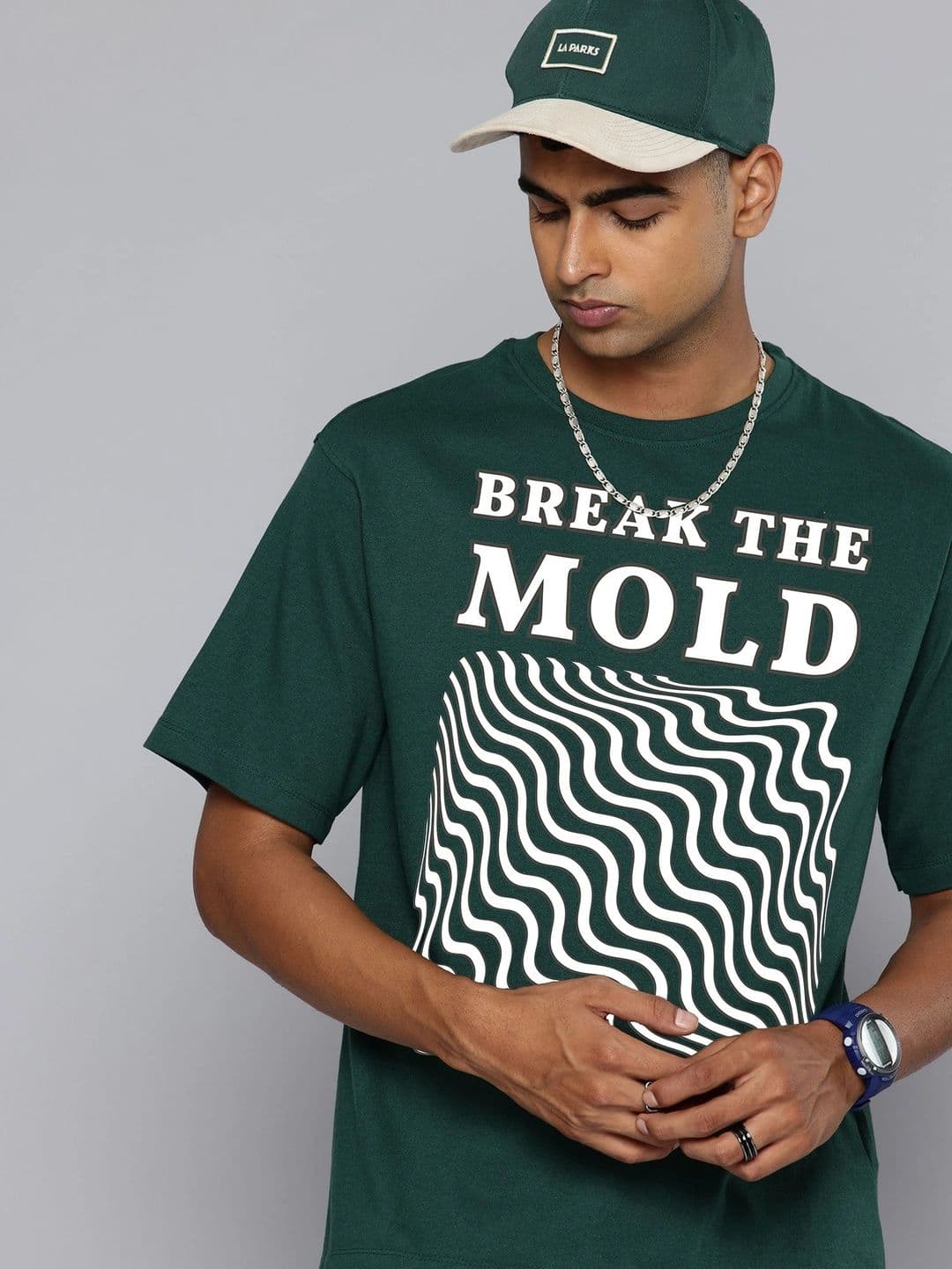 Moda Rapido Men Typography Printed T-shirt - view 1