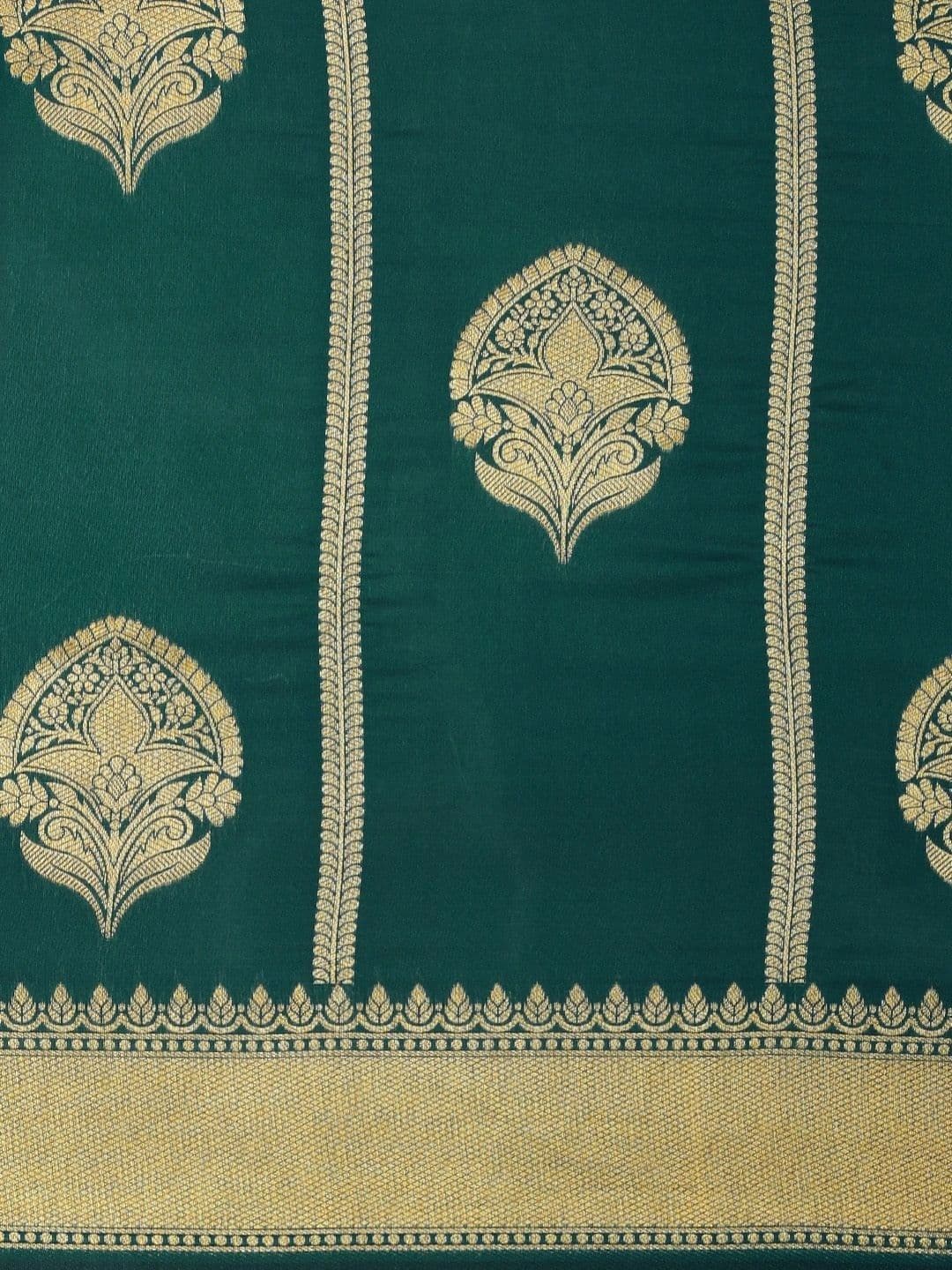 KALINI Women Woven Design Zari Art Silk Banarasi Saree thumbnail 2