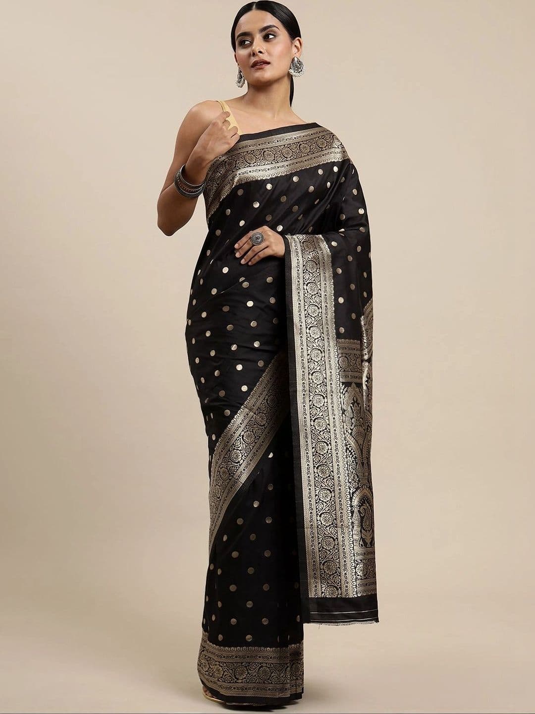 KALINI Woven Design Zari Art Silk Banarasi Saree thumbnail 2