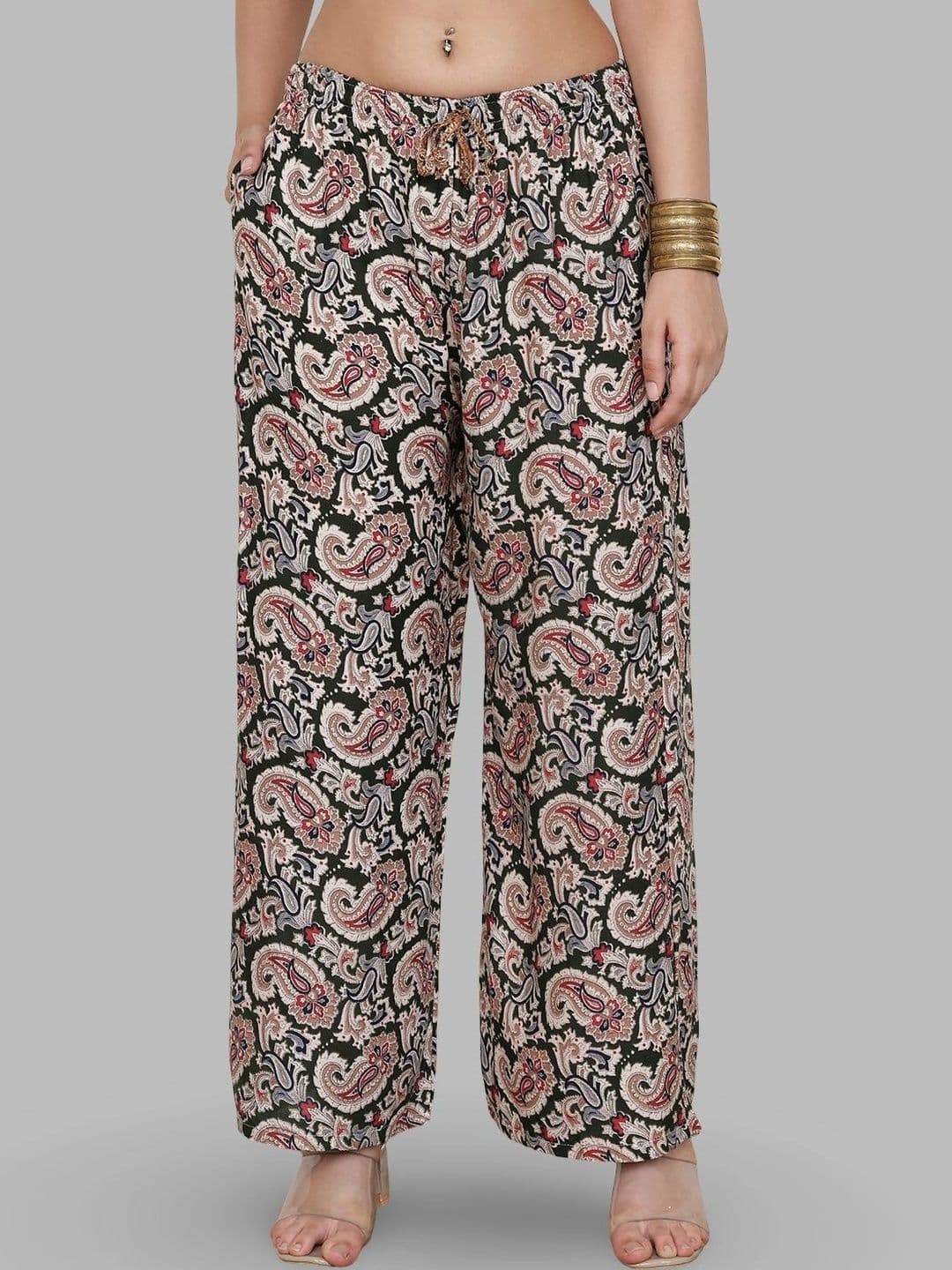 Moda Rapido X Gracit Women Paisley Printed Ethnic Palazzos - view 1