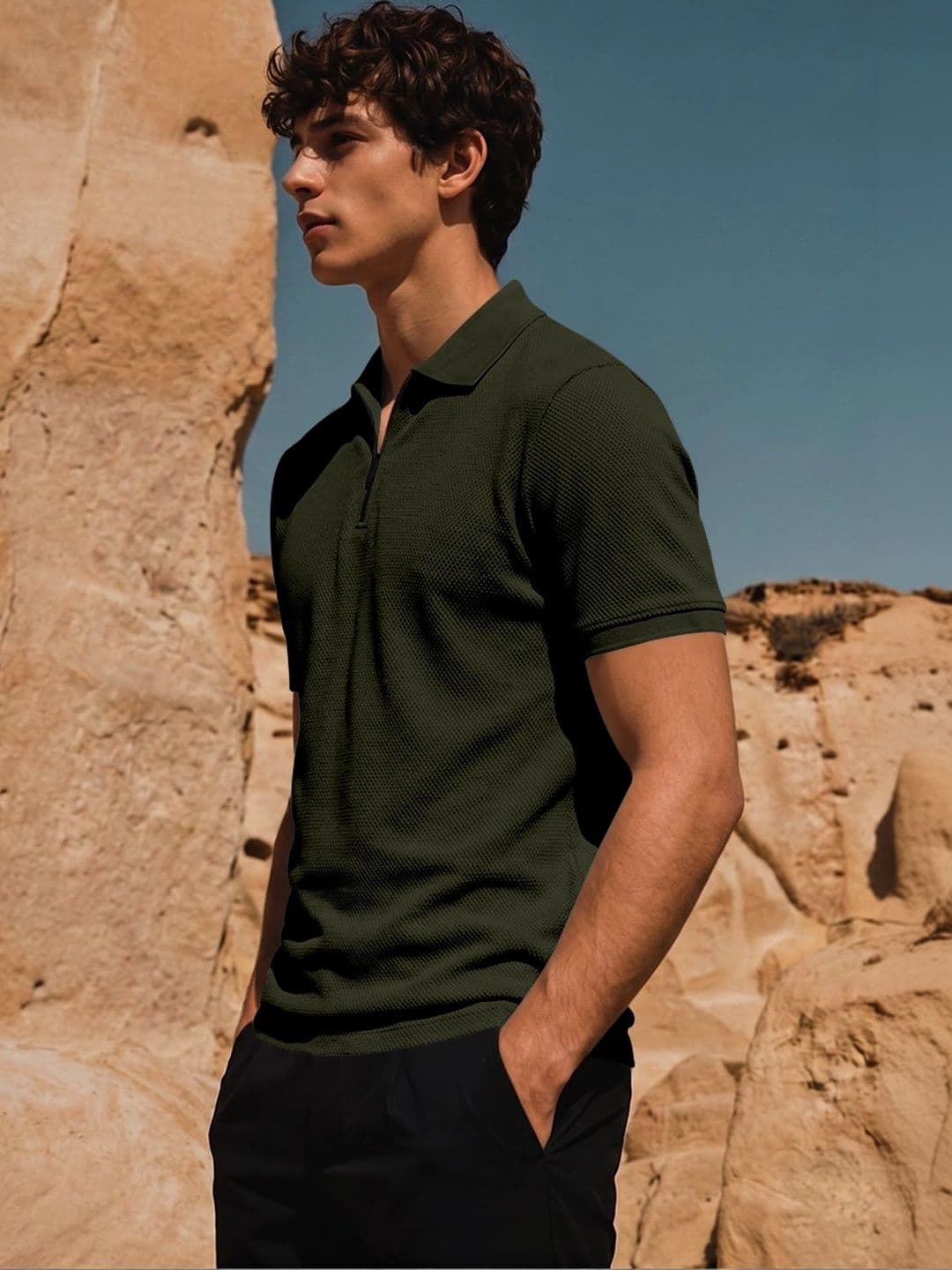 FTX Men Polo Collar T-shirt thumbnail 3