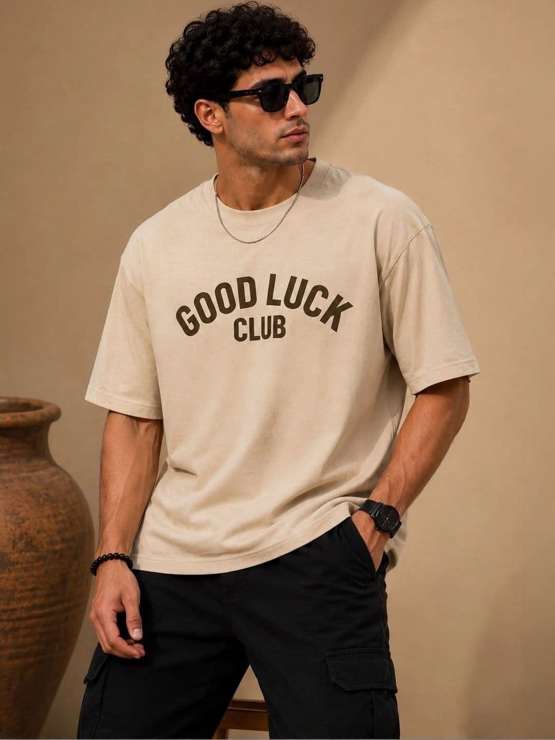 POPPYDOMS Men Typography Printed T-shirt thumbnail 4
