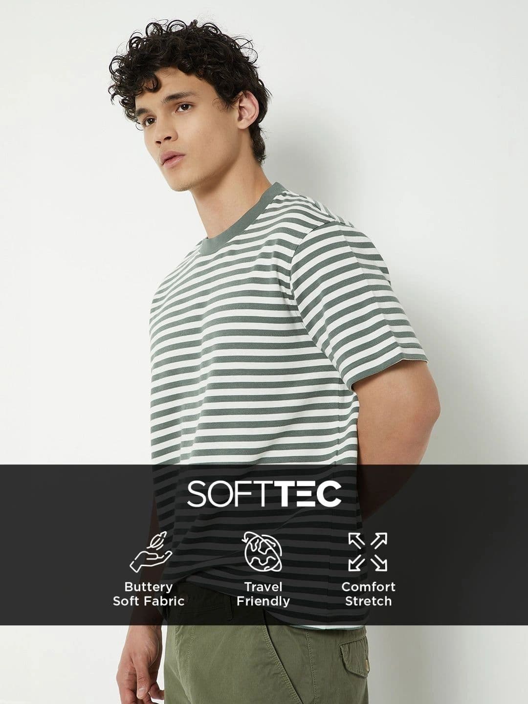 max Men Striped T-shirt thumbnail 2