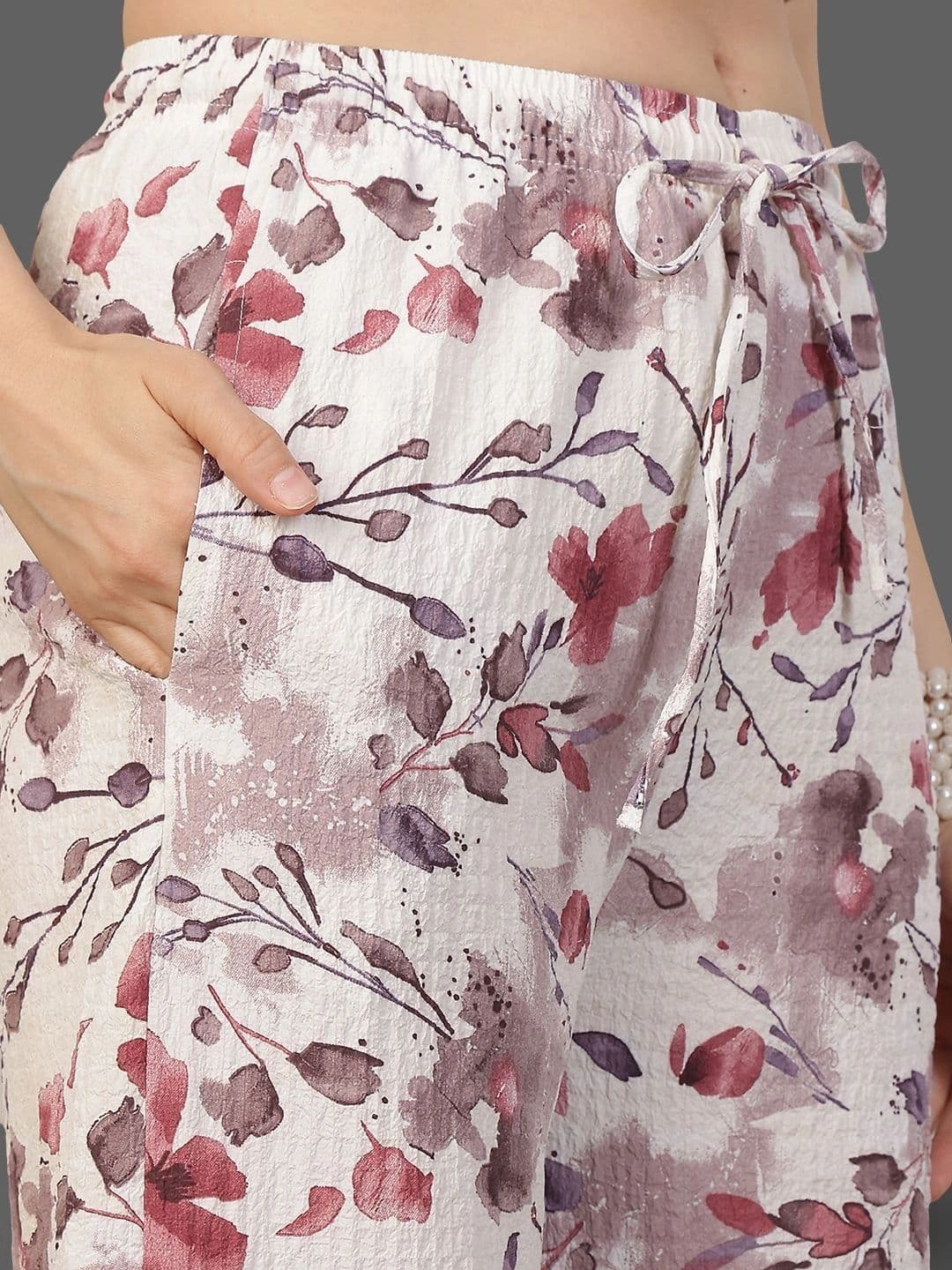 Moda Rapido X Gracit Women Floral Printed Palazzos thumbnail 3