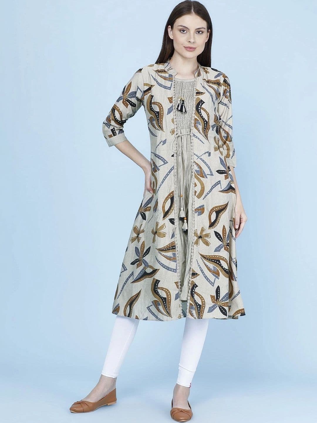 LIMEROAD Women Printed Kurta - view 1